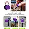Miniatyrbillede 4 af 5: 200 stk. 1/4 tommer justerbare mikro-dryp-vandingssystem sprinkler