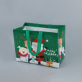 Miniatyrbilde 3 av 3: 8 stk. 32,5 × 25 × 17 cm Julegaveposer, Gjenbrukbare Handleposer,
