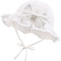 Pikkukuva 1 / 5: Pitsi Solmu Kesähattu Vauvalle (42-45cm) Puuvilla Auringonhattu Newbo