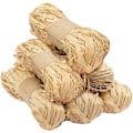 Pikkukuva 2 / 5: 6 kpl 50g luonnollista raffia-nauhaa lahjojen pakkaamiseen ja kukkakaupan käyttöön