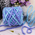 Miniatyrbild 3 av 5: ##/(Lila Blå) 4-pack 100g Akryl Stickgarn för Virkning, Stickning##/