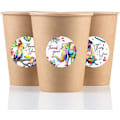 Miniatyrbillede 3 af 5: Tak Stickers Etiketter Rulle Til Forretningsgaver Fødselsdag Gaveposer Babyshower Bryllup (ths-001-d)