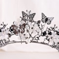 Miniatyrbillede 4 af 5: ##/Sort Brude Tiara Krone Legering##/