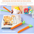 Miniatyrbilde 4 av 5: 5 stk Matposeklips, Poseclips, Gulrotposeclips, Kaktus Matposeclips