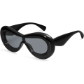 Miniatyrbilde 5 av 5: Oversized Tykke Oppblåste Solbriller Dame Herre Trendy Oval En