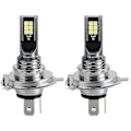 Miniatyrbillede 3 af 4: H4/9003 LED Forlygtepærer LED H4 Forlygte Bilpærer H4 Bilforlygte Lyse LED Bilpærer H4 LED Forlygte