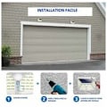 Miniatyrbild 4 av 4: 2-pack solbelysning med rörelsesensor 100LED fyrkantig