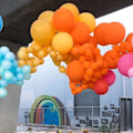 Miniatyrbillede 3 af 5: Orange Balloner, 100 stk. Mørk Orange Garland Balloner, 5 10 1