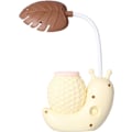 Miniatyrbillede 4 af 5: LED Skrivebordslampe med Penneholder Tegneserie Dyr Snegl Multifunktionel
