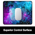 Miniatyrbillede 2 af 5: Gaming Mousepad med Syet Kant og Skridsikker Gummi
