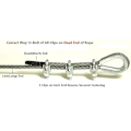 Miniatyrbillede 5 af 5: Wire Rope Clip Kabelklemme 304 Rustfrit Stål U-Bolt Saddel Fas