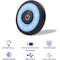 Miniatyrbillede 2 af 5: USB Genopladelig LED Bil Indvendig Loftlys 12V Lysende Multi-Fu