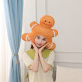 Miniatyrbillede 3 af 5: ##/Gingerbread mand hood i blød plys##/