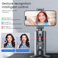 Miniatyrbillede 2 af 5: 360° Smart Face Body Tracking Selfie Telefonholder Uden App Til Tik Tok, Vlog, Live Broadcast