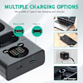 Miniatyrbillede 3 af 4: LP-E8 Batterioplader til Canon EOS Rebel T2i T3i T4i T5i 550D 600D 650D 700D Kiss X4 X5 X6i X7i Kameraer