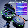 Miniatyrbillede 3 af 5: Ægte trådløse Bluetooth hovedtelefoner Pro 80 Touch 9D Stereo med mikrofon LED Display Sort