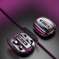Miniatyrbild 3 av 5: True Wireless Bluetooth Hörlurar M56 Bluetooth headset par stil två par touch digital display trådlös Svart