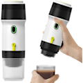 Miniatyrbild 1 av 5: Bärbar Kaffemaskin 3 I 1 Elektrisk USB Uppvärmningsbar Koncentrerad Pulver Kapsel Dubbel Användning Vit