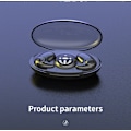 Miniatyrbild 5 av 5: True Wireless Bluetooth Hörlurar MD538 Smart Brusreducering LED-Display för iPhone Android Svart