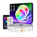 Miniatyrbillede 1 af 5: LED Lysstrip 40M Smart RGB Bluetooth Controller Med 44 Taster