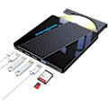 Pikkukuva 1 / 5: Ulkoinen DVD-asema, USB 3.0 Ulkoinen CD/DVD +/-RW-asema Kannettava Type C CD/DVD-soitin kannettavalle tietokoneelle