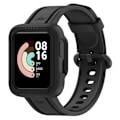 Miniatyrbilde 4 av 5: Passer for Redmi 1/Mi Watch Lite/Redmi 2/Mi Watch2 Lite Monokrom Silikon Integrert Klokkerem Svart