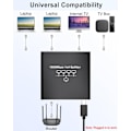 Miniatyrbillede 5 af 5: Ethernet Splitter 1 ind 4 ud 1000Mbps Højhastigheds Netværksdistributør med USB-strøm Understøtter 4 Enheder Samtidigt