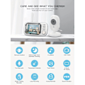 Miniatyrbillede 5 af 5: ABM600 babyalarm hjem intelligent overvågning mobiltelefon fjernovervågning tovejs stemme infrarød nattesyn