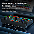 Miniatyrbilde 2 av 5: V98 Live Lydkort Audio Interface Audio Mikser med BM800 Gull Kondensatormikrofon og Mikrofonstativ