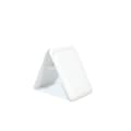 Magnetisk lommebok 2-i-1 MagSafe magnetisk kortholder, sammenleggbart stativ (White)