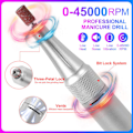 Miniatyrbild 3 av 5: 45000RPM Elektrisk Nagelborr, USB-laddning - Professionellt Manikyrverktyg - Portabelt Nagelvårdsset Färgstark grön