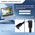 Miniatyrbild 2 av 5: 19V 2.37A 45W Strömadapter för Acer Aspire 5 A515-55 A515-56 A515-46 A515-43 A517-52 A515-54