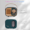 Miniatyrbild 5 av 5: Bärbar Trådlös Bluetooth Högtalare Batteritid: 8 Timmar Grön