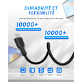 Miniatyrbild 3 av 5: 90W USB C Strömadapter för MacBook Pro Air 2018, HP, Dell, ASUS, Acer, Type-C Strömförsörjning