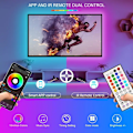 Miniatyrbillede 2 af 5: LED Lysstrip 40M Smart RGB Bluetooth Musik Controller Med 44 Taster