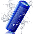 Miniatyrbild 1 av 5: Portabel Trådlös Bluetooth-högtalare Ipx5 Vattentät, Upp Till 20 Timmar Batteritid Blå