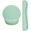 Miniatyrbild 1 av 5: Ergonomisk tangentbordsmusmatta med gel handledsstöd grön