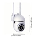 Miniatyrbild 1 av 5: Kamera HD WiFi Övervakningskamera Väggfäste, Mörkerseende, Appstyrning