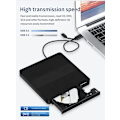 Miniatyrbild 5 av 5: Extern CD/DVD RW-enhet USB 3.0 USB C, för Laptop PC Windows 11 10 Linux OS Mac
