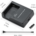 Miniatyrbillede 3 af 4: EN-EL14 Batterioplader MH-24 til Nikon P7000 P7100 P7700 P7800 D5100 D5200 D5300 D5500 D5600 D3100 D3200 D3300 D3500 Kamera