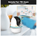 Miniatyrbillede 2 af 5: SM43 Babyalarm 4,3 tommer Justerbart kamera Nattesyn Tovejs Stemme Intercom