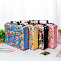Miniatyrbillede 5 af 5: 384 rum Farveblyant Etui - Twill Oxford Blyantholder med Lynlåslukning Organizer Blå