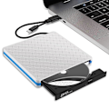 Pikkukuva 1 / 5: Ulkoinen CD DVD -asema, kannettava tyyppi C ja USB 3.0 CD-RW DVD-R -yhdistelmäpoltinsoitin (SININEN)