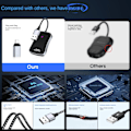 Miniatyrbillede 3 af 5: Kablet til trådløs Carplay Android Auto To-I-En Bilforbindelse Smart Boks, 1,1, Aux Kassette Adapter, Ny, By960P 2-I-1, 2-I-1