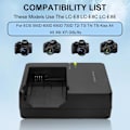 Miniatyrbillede 2 af 4: LC-E8 LC-E8C Batterioplader til Canon EOS 550D 600D 650D 700D T2i T3i T4i T5i Kiss X4 X5 X6i X7i Kamera