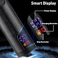 Miniatyrbild 3 av 5: Multifunktionell elektrisk hårklippare för män Professionell USB skäggtrimmer svart