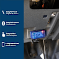 Miniatyrbild 4 av 5: OBD2 Scanner Bluetooth - Bilscanner Kompatibel med iOS, iPad och Android – Mini V2.1 Blå
