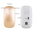 Miniatyrbilde 2 av 3: M80 trådløs 2.4G lydløs mus 1600dpi Rose Gold