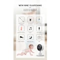 Miniatyrbild 4 av 5: C4 Babyvakt 3,5 tum HD Mörkerseende Tvåvägs intercom Övervakning