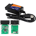 Pikkukuva 2 / 5: ELM327 USB V1.5 OBD2 Auton Diagnostiikkaskanneri OBDII Liitäntä Tietokonepohjainen Auton Diagnostiikkatyökalu